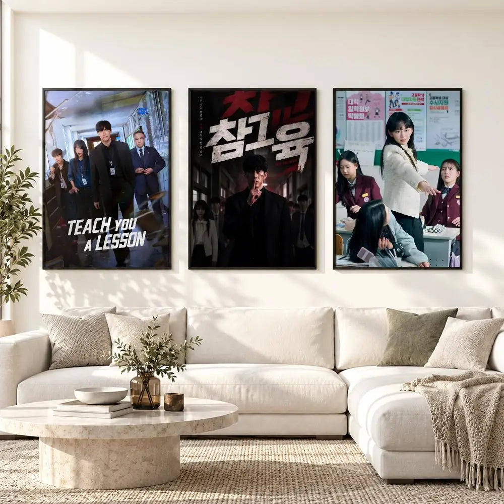 Korean romance drama poster for home decor and gifts, K-culture merch by HSF Marketplace