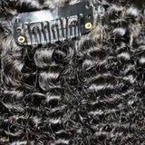 IXTUYLLY 4C kinky curly clip-in human hair extensions for African Black women