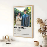 Korean TV King The Land poster, K-culture wall decor by HSF Marketplace
