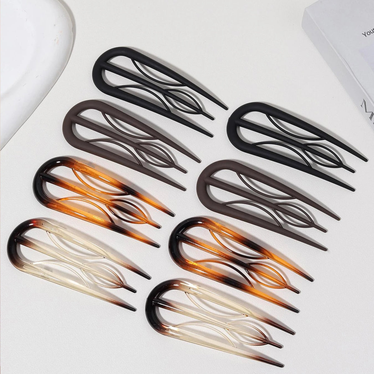 1/3/4/6 PCS U-shaped Hair Stick Hair Fork Hairstyle Tools Hairpin Geometric Women Girls Hair Accessories Accessories Headwear