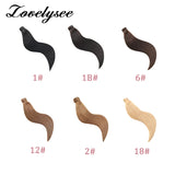 Straight Brazilian Remy human hair wrap-around clip-in ponytail extension, 200 grams, 18–28 inches