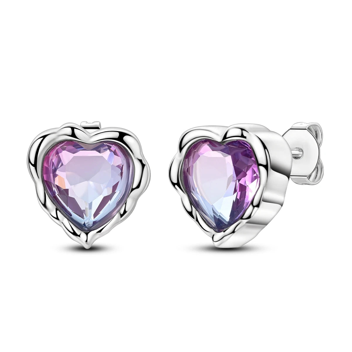 Orstarry S925 sterling silver 18k gold classic knot stud earrings for women, close-up jewelry view