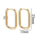 Six stainless steel textured hoop earrings for DIY jewelry making by HSF Marketplace