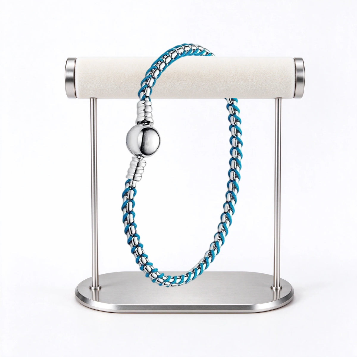 2026 New 925 Silver Star Love Double Color Beaded Bracelet for Women's Valentine's Day DIY Fashion Jewelry Gift