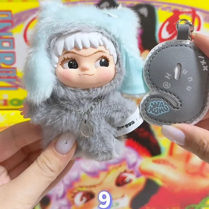 Wakuku On A Roll V3 cute vinyl plush pendant doll from a mystery blind box collectible series