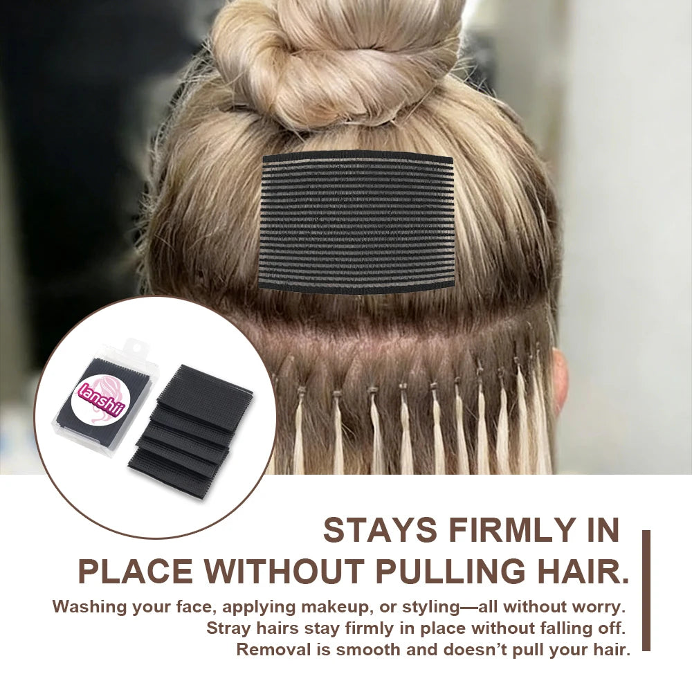 Lanshii 10PCS Hair Clips – Black & Brown Grippers for Hair Styling, Sectioning & Extensions – Salon Tools
