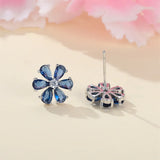 Flower shaped earrings for women, cute versatile jewelry by HSF Marketplace