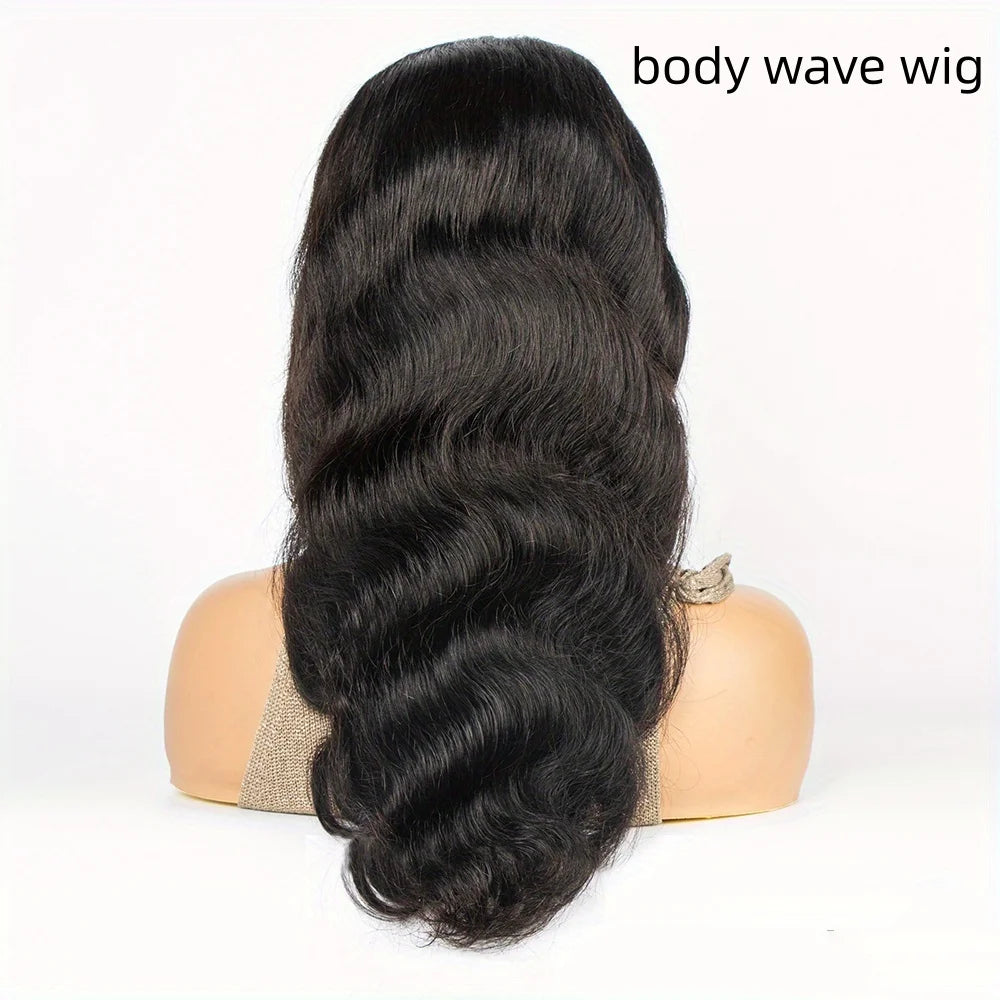 200% density natural black deep curly headband wig made from human hair by HSF Marketplace