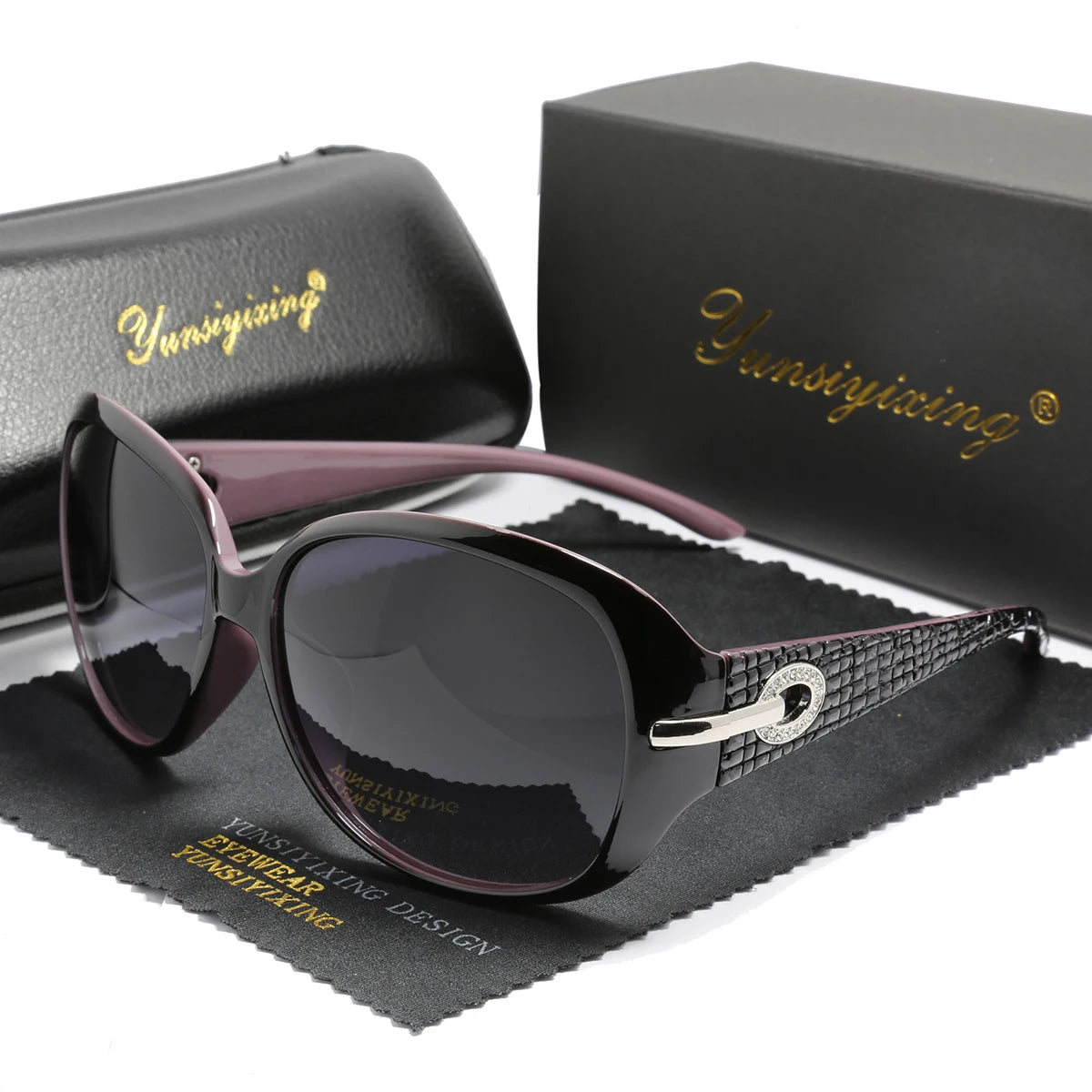 YSYX ST2012 polarized women's sunglasses with classic oversized frame and vintage design