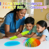 Fidget Worm Toy Stretchable Elastic Mesh Stress Relief Toys for Kids&Adults 3D Telescopic Decompression Sensory Toys Party Gifts