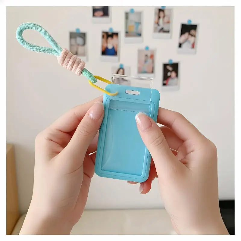 Kpop photo holder slide card bag with keychain, 54 slots, by HSF Marketplace