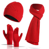Winter warm beanie, scarf and gloves set for men and women by HSF Marketplace