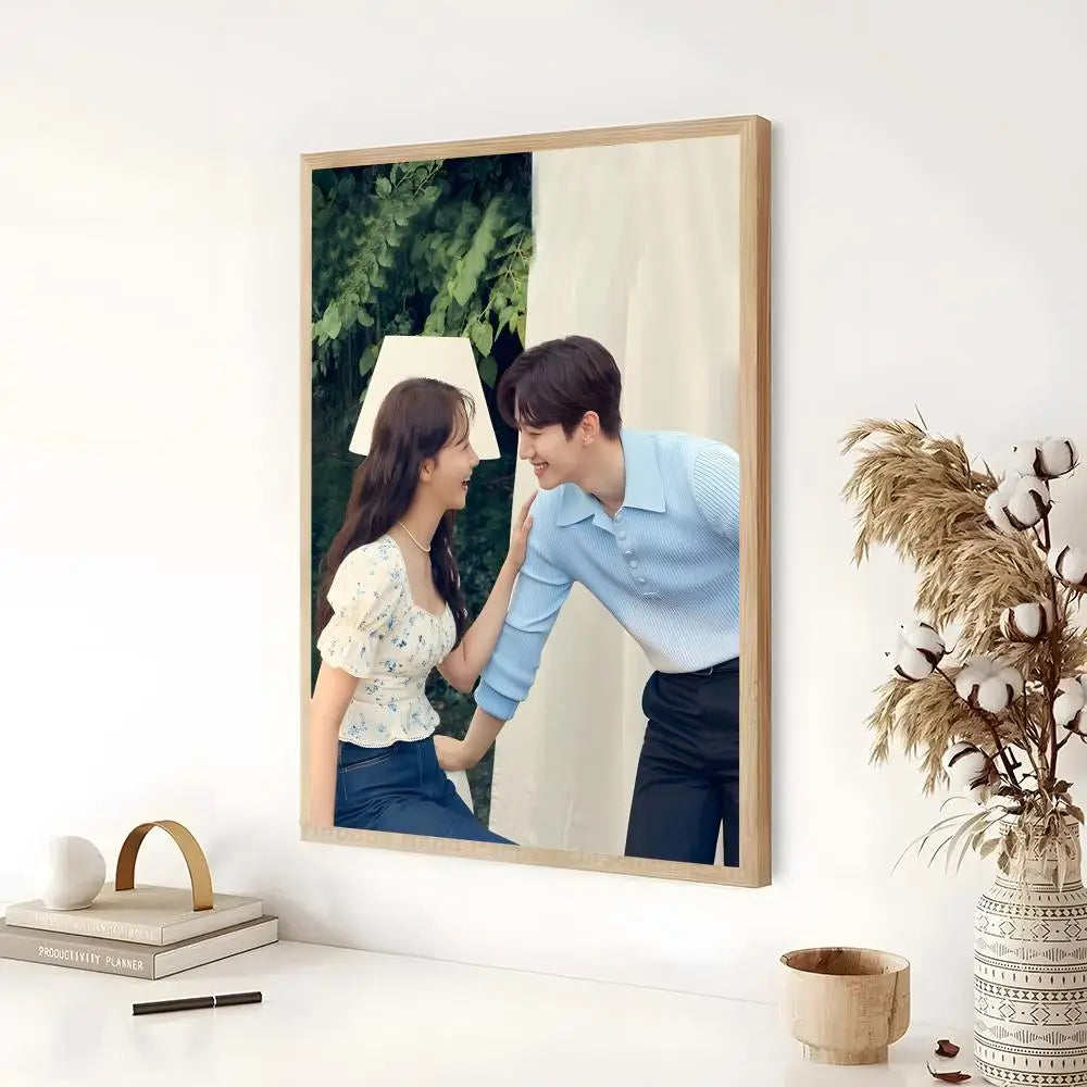 Korean TV King The Land poster for modern home decor, K-culture merch by HSF Marketplace