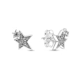 925 silver butterfly square heart-shaped earrings by HSF Marketplace