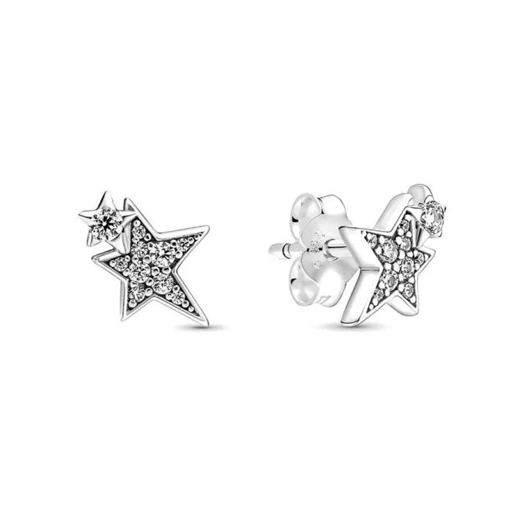 925 silver butterfly square heart-shaped earrings by HSF Marketplace
