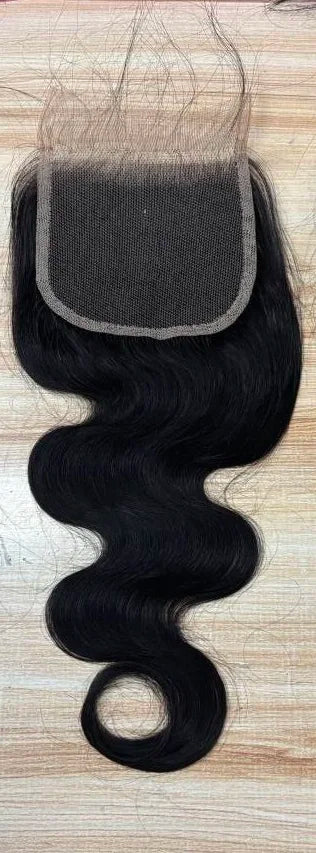 Body Wave Human Hair Bundles And Closure 2x6 4x4 5x5 Lace Closure 26 inch Human Hair Bundles With Closure Brazilian Raw Hair Bundles 100% Human Hair Extensions Soft Thick Body Wave Bundles Deals No Tangle Shedding With Transp