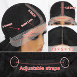 Latisha Lace Frontal Wigs 13x6 Synthetic High Temperature Fiber HD Lace Frontal Wigs 24 Inch Loose Curls Lace Wig For Afro Wome