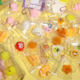 6/10PCS Mini Squeeze Toys Stress Relief Toys Cute Simulation Toys Food Rebound Gifts Hanging Decorations for Stress Relief 2026
