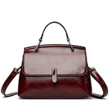 Elegant leather shoulder handbag for women, HSF Marketplace small crossbody purse with a sleek, stylish design.