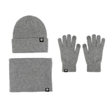 Women's winter beanie hat, gloves and snood scarf set by HSF Marketplace