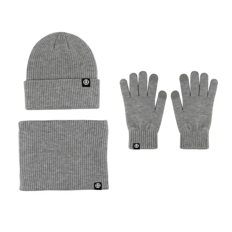 Women's winter beanie hat, gloves and snood scarf set by HSF Marketplace