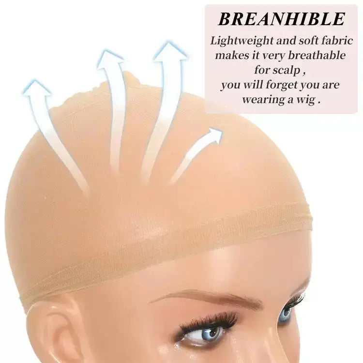 10-piece invisible no-slip stretchy wig caps for lace front wigs by HSF Marketplace