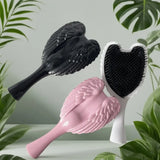 Fashion Angel Wings Hair Brush Comb Children's Handheld Comb Portable Hairdressing Comb Women Anti-static Scalp Massage Comb