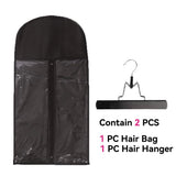 Wig Bag With Hanger Wig Storage Bags Pack Holder For Virgin Hair Weft Clip In Hair Extension