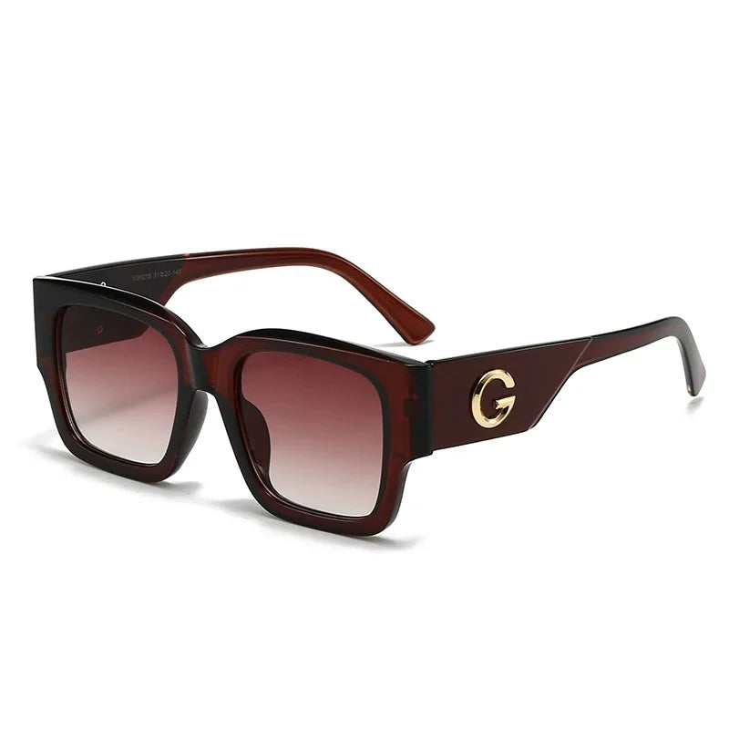Luxury G Fashion sunglasses by HSF Marketplace, stylish unisex square designer eyewear with UV400 protection for women and men.