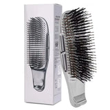 Japanese Premium Head Massager Scalp Brush Hair Massager Shampoo Brush Wet Plastic Detangling Brush Hair Cleaning Comb Rose Gold