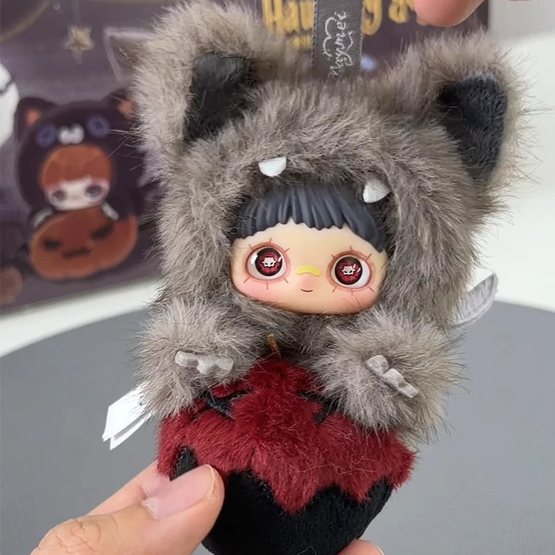Maymei Let the Haunting Begin vinyl plush keychain blind box anime figure pendant for Halloween decor