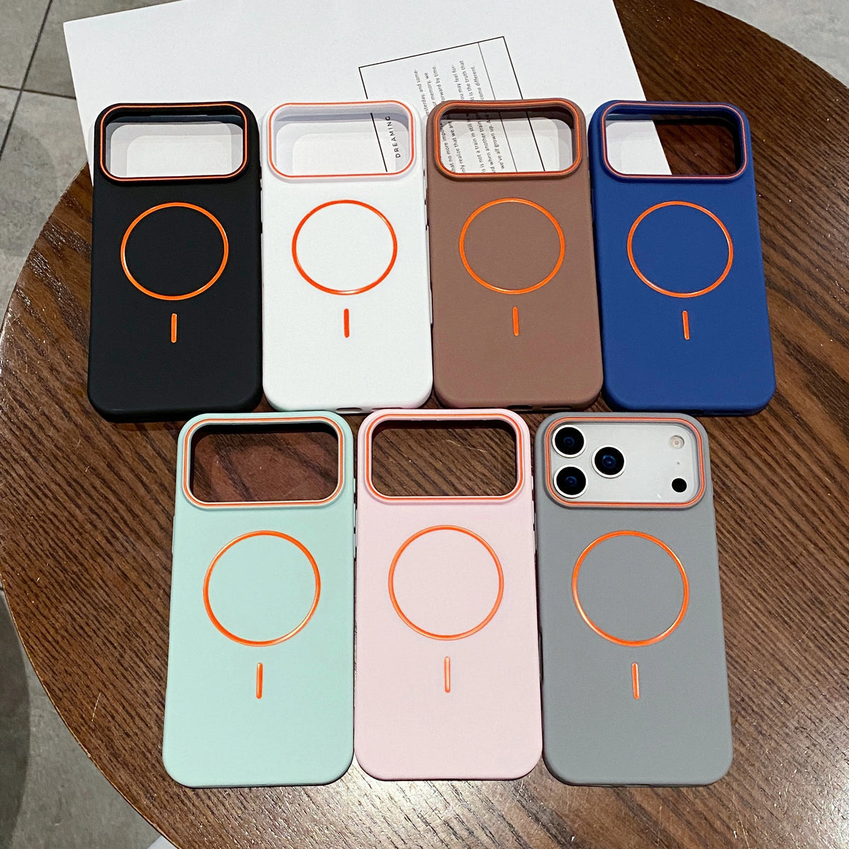 Ultrathin magnetic phone case for iPhone 11 to 18 Pro Max by HSF Marketplace