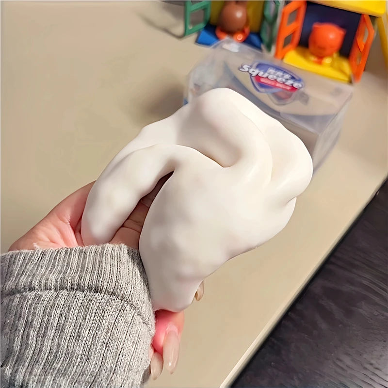 Realistic Soap Shape Crunchy ASMR Squeeze Squishy Toy Building Block Filled Sensory Toy Anti Anxiety Decompression for ADHD Gift