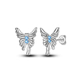 Orstarry S925 sterling silver 18k gold classic knot stud earrings for women, close-up view