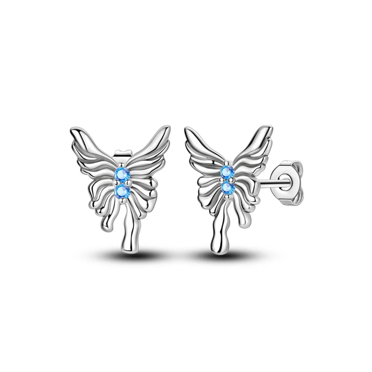 Orstarry S925 sterling silver 18k gold classic knot stud earrings for women, close-up view