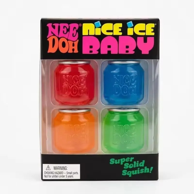 Mini Stress Relief Cube 4-Pack sensory toys for fidgeting and relaxation, HSF Marketplace brand