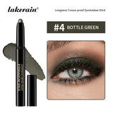 Matte and shimmer waterproof eyeshadow liner sticks with metallic glitter finish and highlighter pencil design