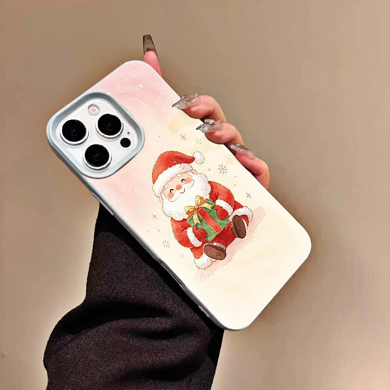 Christmas Santa gift phone case for iPhone 17 to 12 Pro by HSF Marketplace