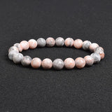 Genuine Natural Stone Bracelet Apatite Lapis Lazuli Agate Crystal Tiger Eye High Quality Gem Beads Bracelet Homme Jewelry Bangle