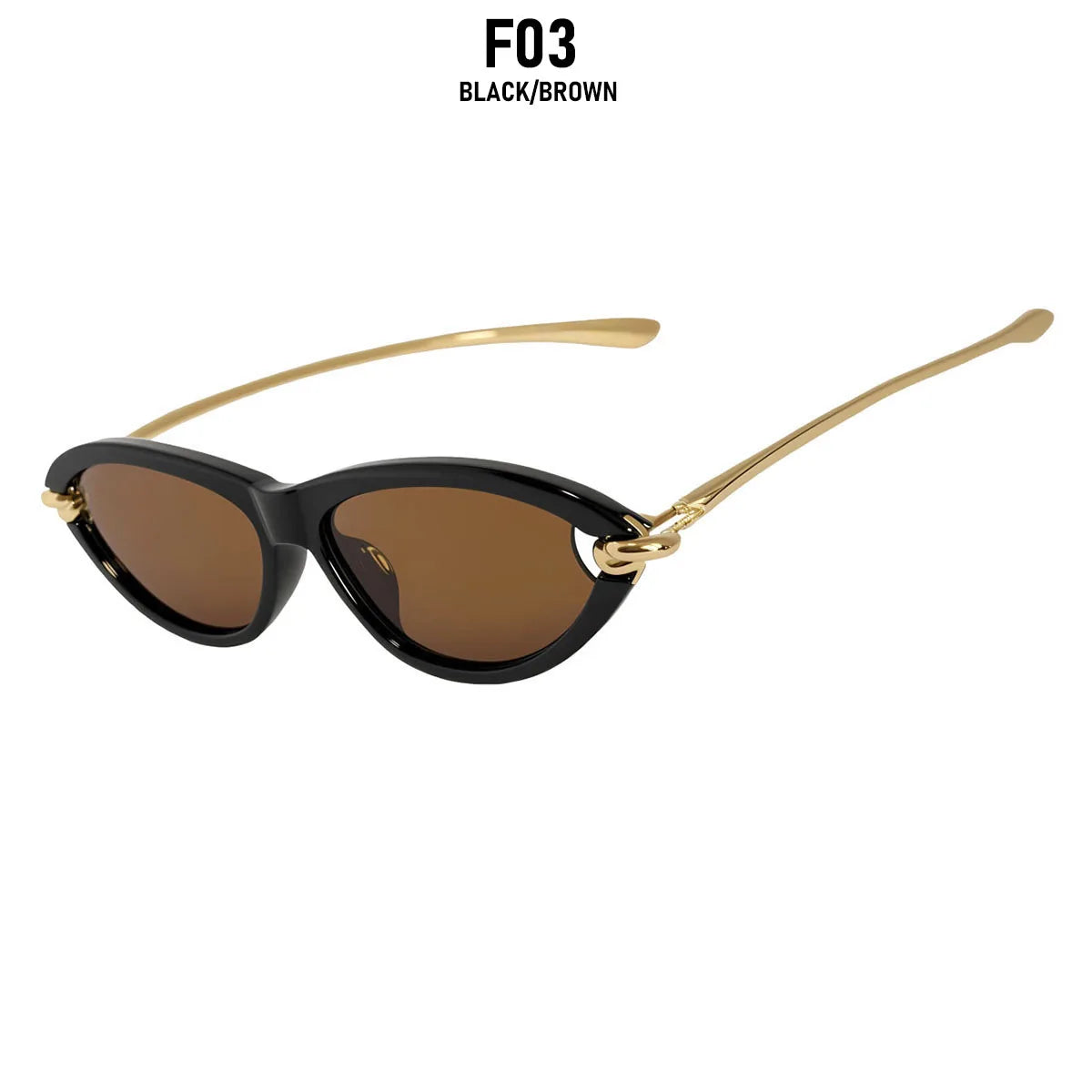 Luxury HSF Marketplace women's cat eye sunglasses with UV400 protection and vintage style, perfect for outdoor vacations.