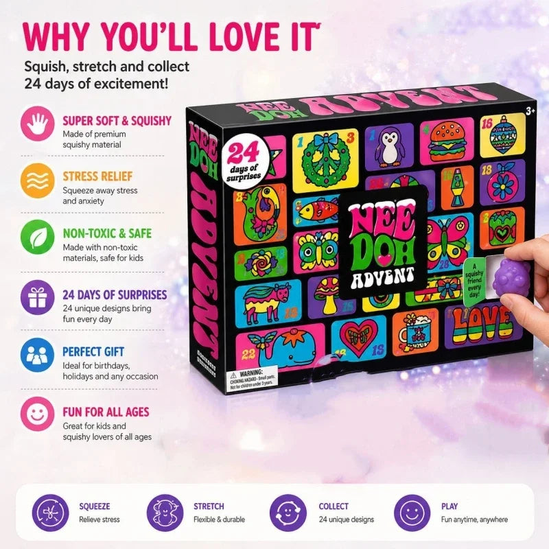 Funky Frights Halloween Advent Calendar by HSF Marketplace with 13 days of fun sensory toys