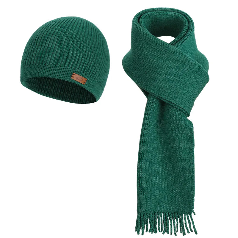 Women's warm woolen hat, scarf and gloves winter set by HSF Marketplace