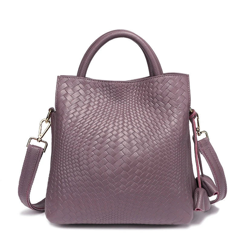 Luxury HSF Marketplace leather handbag with minimalist design, soft calfskin tote bag for women and ladies casual fashion.