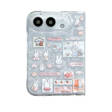 Cute cartoon rabbit shockproof phone case for iPhone by HSF Marketplace