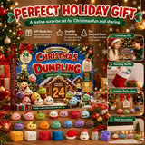 Dumpling Squishy Advent Calendar 2026 blind box with 24-day Christmas countdown sensory fidget toys