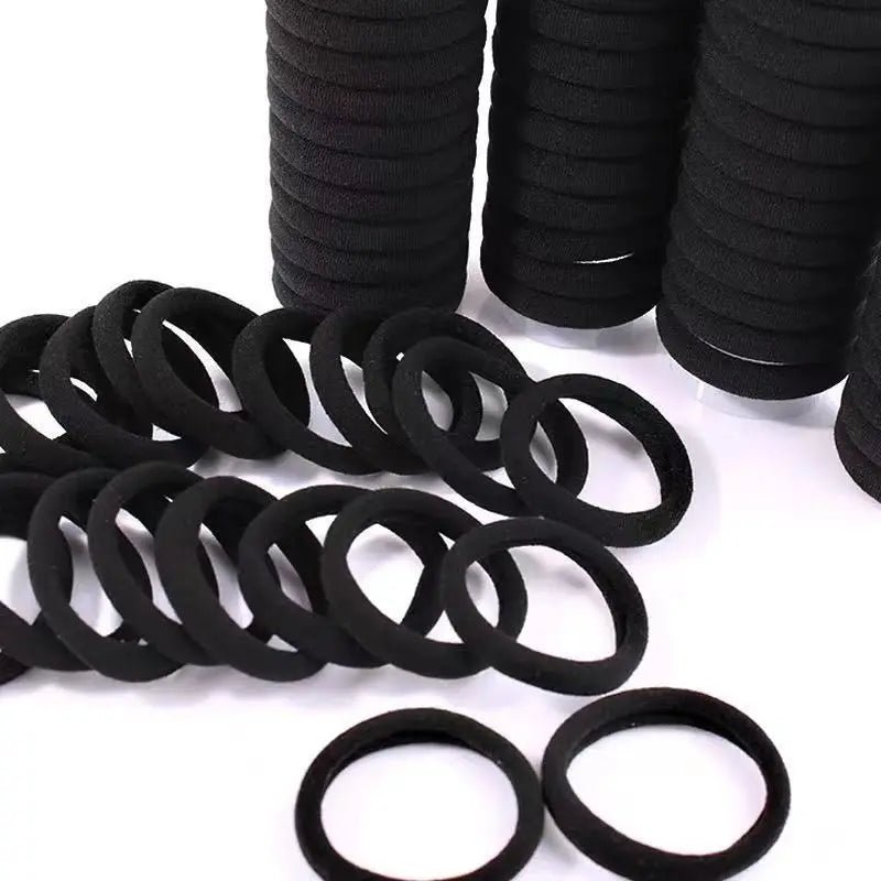 50PCS Four Seasons Elastic Hair Bands Girls 4CM Sweets Scrunchie Rubber Band Hair Ties Clips Headband Hair Accessories