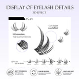 Natural Eyelash Clusters 320 pcs Volume Mixed Tray False Eyelashes by HSF Marketplace