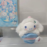 Sanrio Fox Island and Blue Flutter vinyl plush blind box featuring Hello Kitty and Kuromi pendants