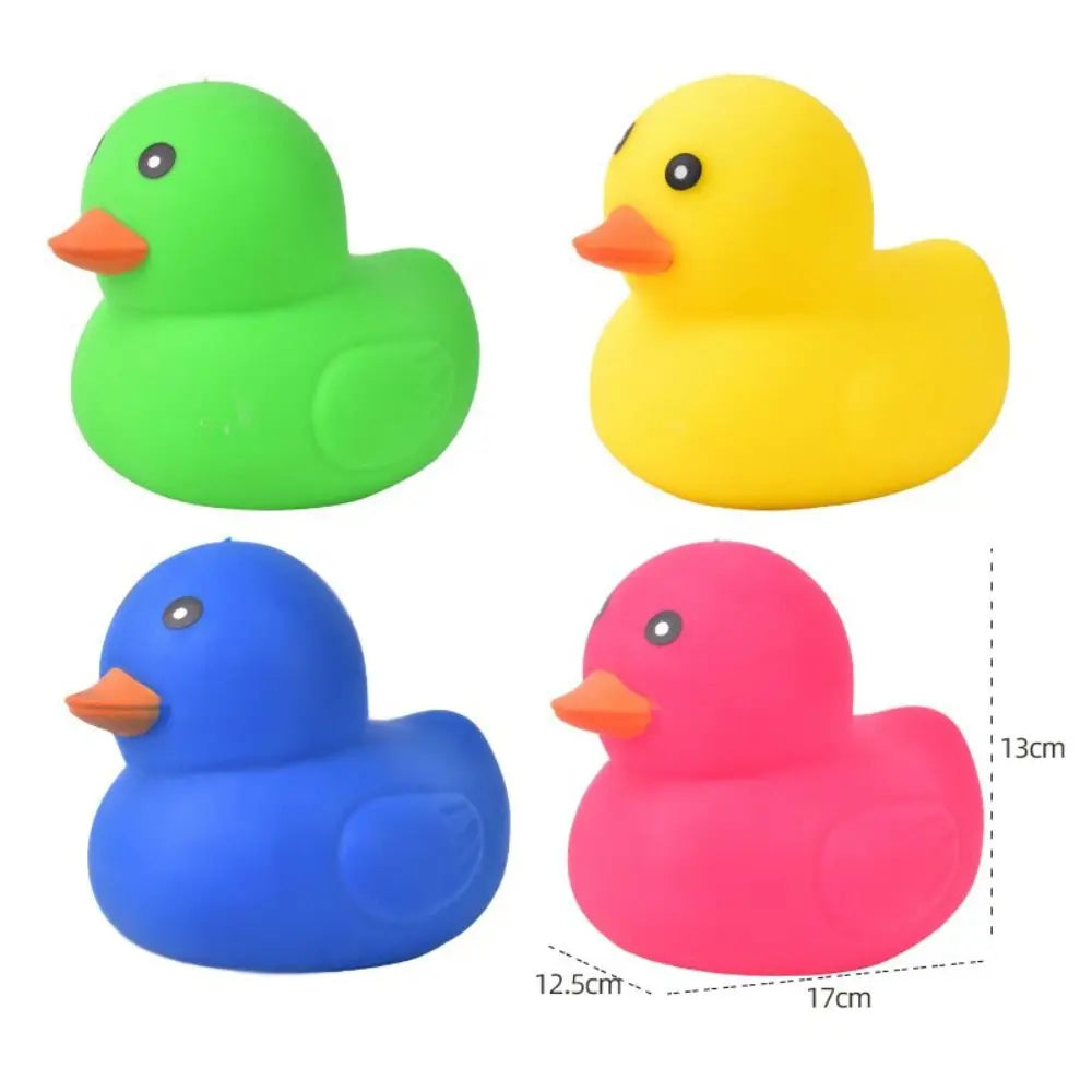 New Large Size Duck Stress Relief Toy Soft Material Colorful Squishy Duck Toy Giant Squeeze Design Fidget Duck Toy For Adults