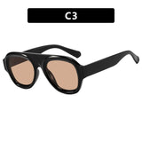 HSF Marketplace vintage oval shape sunglasses for women, stylish outdoor eyewear